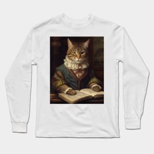 Victorian cat 8 Long Sleeve T-Shirt